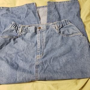 Denim & Co. Size 18 Long jean skirt